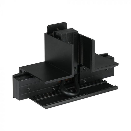 LED MAGNETIC TRACK LIGHT T TYPE CONNECTOR BLACK