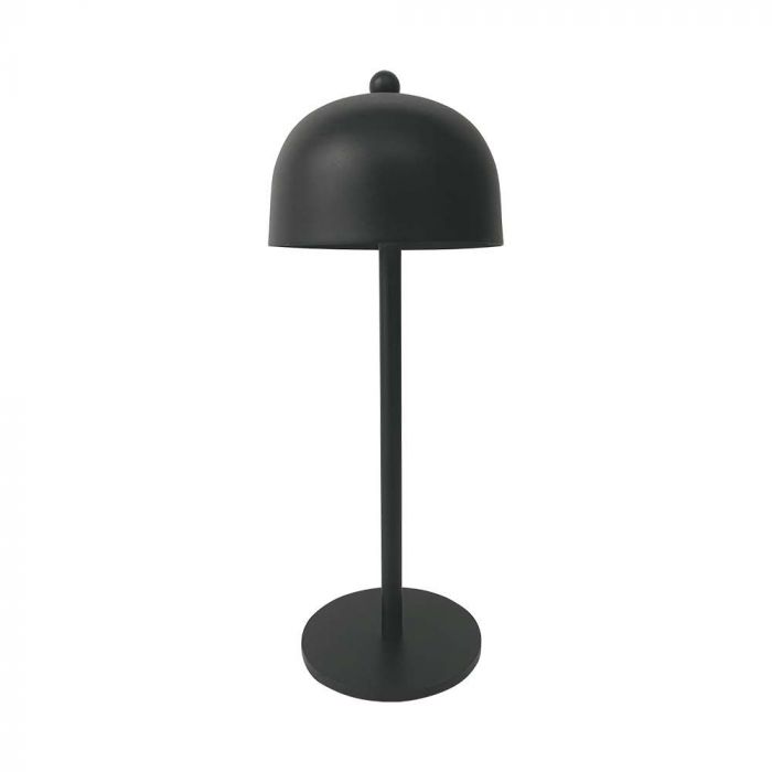 LED TABLE LAMP 1800mAH BATTERY D:115x300 3IN1 BLACK BODY