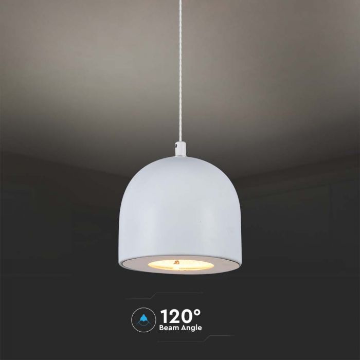LED PENDANT LIGHT 8.5W WW 820lm ADJUSTABLE WIRE & TOUCH LIGHT ON/OFF 100x1600mm LIGHT GREY
