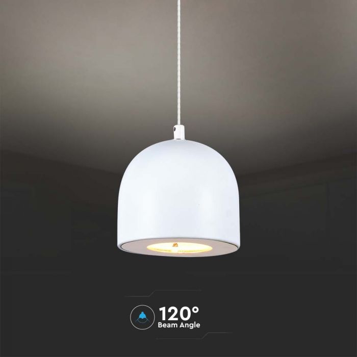 LED PENDANT LIGHT 8.5W WW 820lm ADJUSTABLE WIRE & TOUCH LIGHT ON/OFF 100x1600mm WHITE