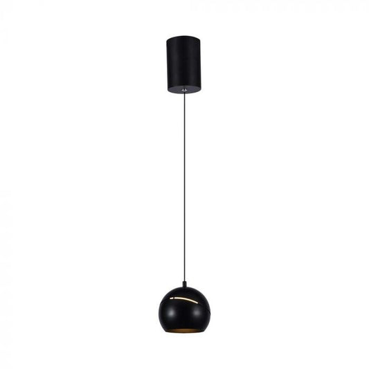 LED PENDANT LIGHT 8.5W WW 850lm ADJUSTABLE WIRE & TOUCH LIGHT ON/OFF 120x1600mm BLACK