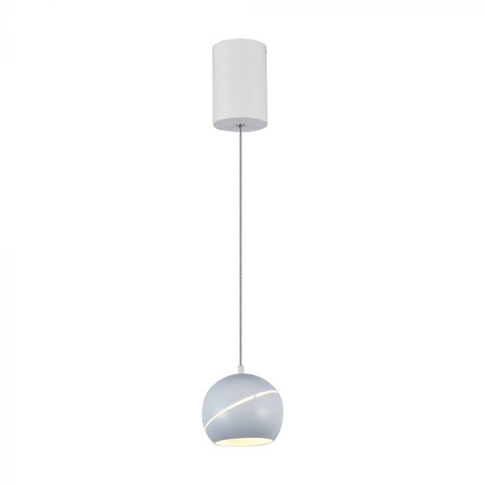 LED PENDANT LIGHT 8.5W WW 850lm ADJUSTABLE WIRE & TOUCH LIGHT ON/OFF 120x1600mm WHITE
