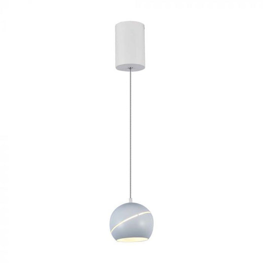 LED PENDANT LIGHT 8.5W WW 850lm ADJUSTABLE WIRE & TOUCH LIGHT ON/OFF 120x1600mm WHITE