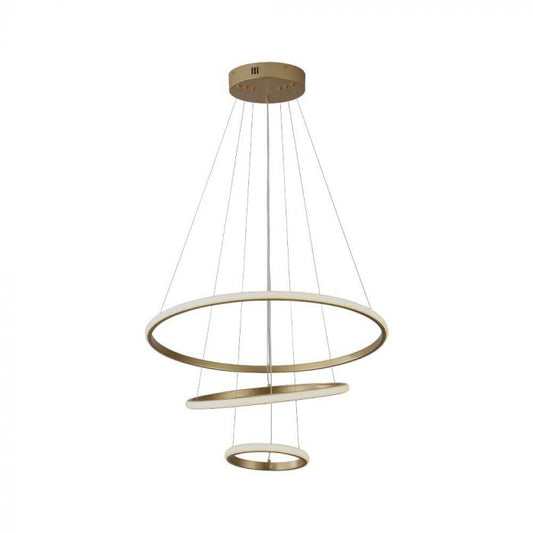 LED PENDANT LIGHT 32W WW 3880lm 180° 600x1000mm GOLD