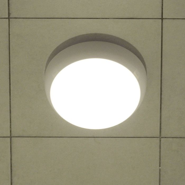 LED DOME MICROWAVE SENSOR 15W DL  1400lm 120/360° 3-6m 32X10 IP65 SAMSUNG CHIP