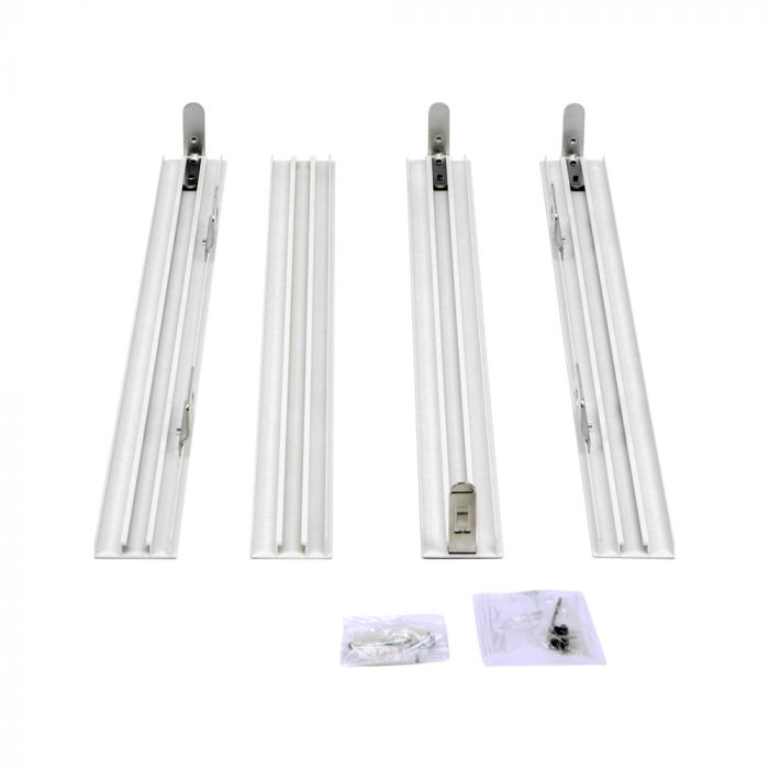 ALUMINIUM FRAME WITH SCREWS FOR PANELS 622X622 MM