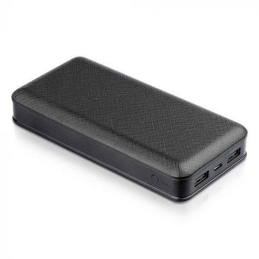 POWER BANK 20000mAh/74wh 2xUSB PORTS 5V BLACK