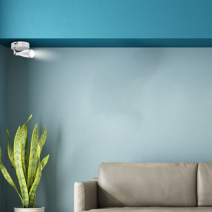 LED WALL LIGHT WHITE 4.5W DL 360lm 100° 100X94X45 PLASTIC+METAL