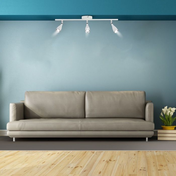 LED WALL LIGHT WHITE 13.5W WW 1080lm 100° 600X100X94 PLASTIC+METAL