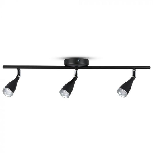 LED WALL LIGHT BLACK 13.5W WW 1080lm 100° 600X100X94 PLASTIC+METAL