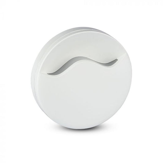 LED NIGHT LIGHT 0.5W WW 10lm 60X54.5 ROUND WHITE SAMSUNG CHIP