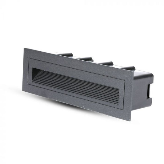 LED STEPLIGHT RECTANGLE 6W WW 120° 240lm GREY 210X65X60 (195X46)
