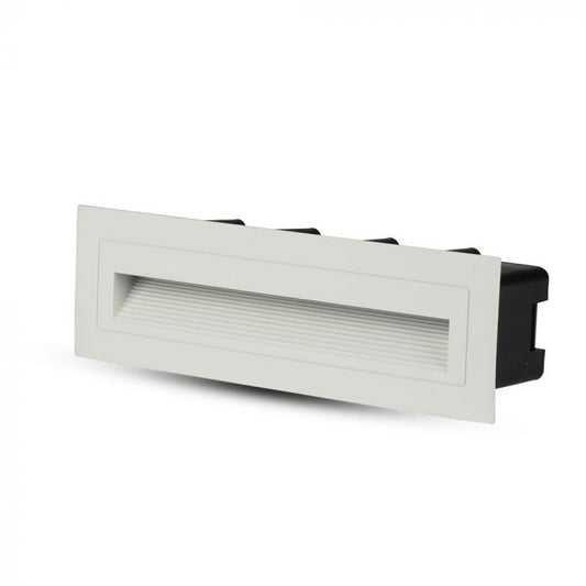LED STEPLIGHT RECTANGLE 6W DL 120° 240lm WHITE 210X65X60 (195X46)