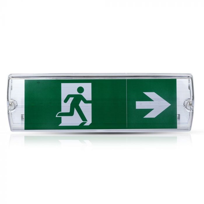 LED WALL/BULK HEAD EMERGENCY EXIT LIGHT 16 SMD 3W 140lm CW IP65 SAMSUNG CHIP