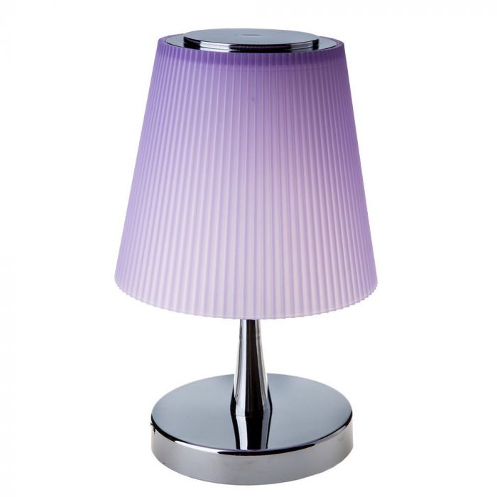 LED TABLE LAMP PURPLE 5W 300lm 90° PC + METAL TOUCH DIMMING
