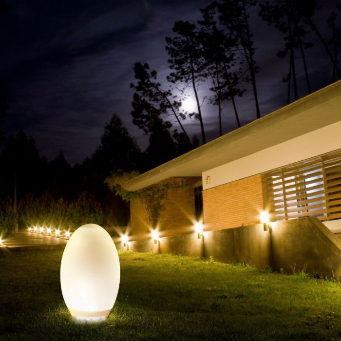 LED SOLAR EGG LIGHT 1W RGBWW 5lm 360° 188X395 IP44