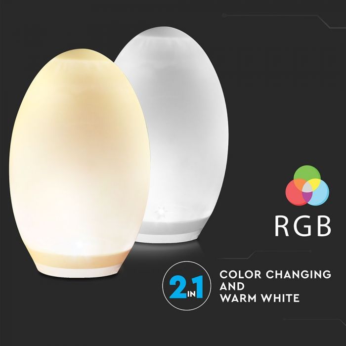 LED Solar Egg Light RGB