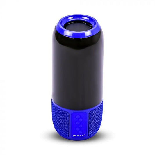 LED LIGHT BLUETOOTH SPEAKER RGB 2*3W WITH USB & TF CARD SLOT BLUE