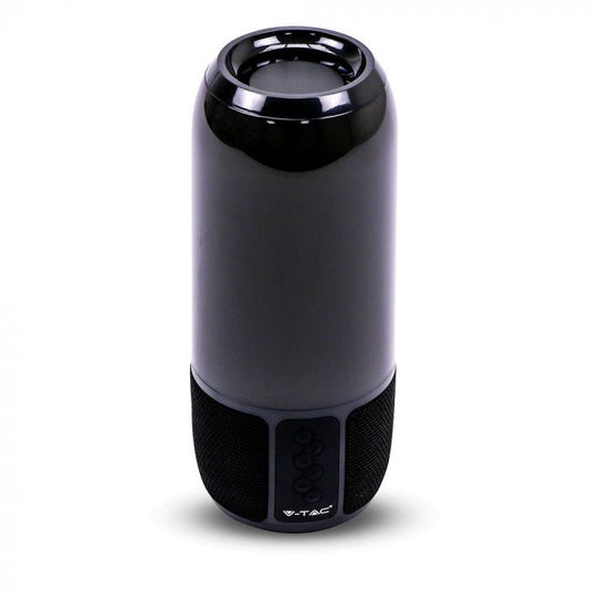 LED LIGHT BLUETOOTH SPEAKER RGB 2*3W WITH USB & TF CARD SLOT BLACK