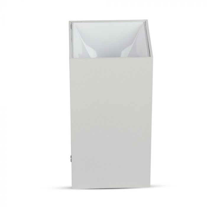 LED SURFACE GU10 FITTING ALUMINIUM SQUARE 74X74X140 WHITE+WHITE
