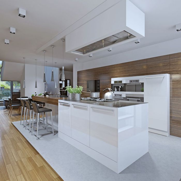 LED SURFACE GU10 FITTING ALUMINIUM SQUARE 74X74X140 WHITE+CHROME