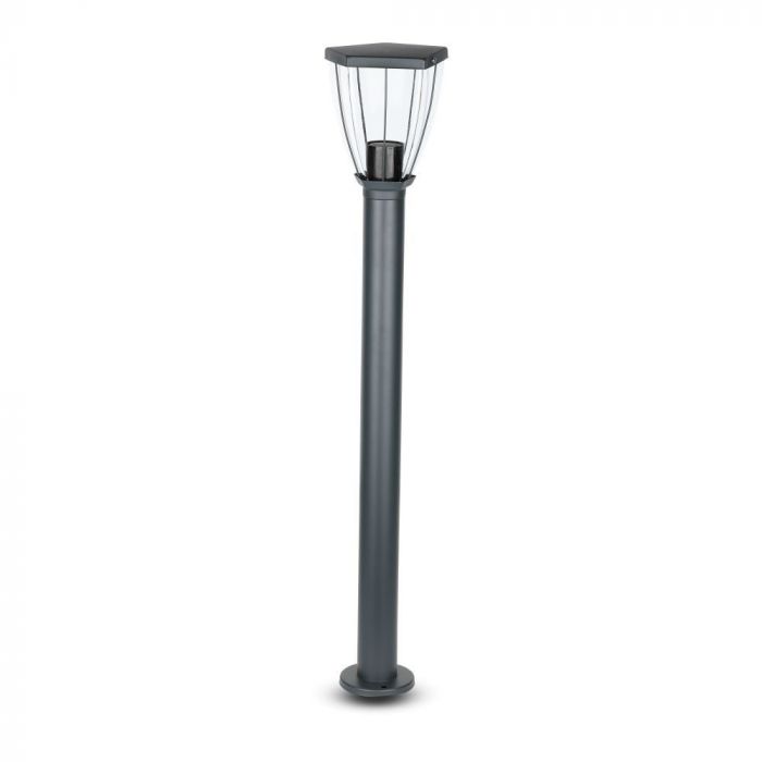 LED BOLLARD E27 LAMP STAINLESS STEEL + PC 148X900 IP44 DARK GREY