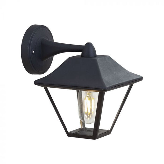 LED GARDEN WALL LIGHT E27 IP44 235X225 FACING DOWN