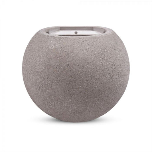 LED WALL LIGHT LIGHT GREY ROUND G9 15X13X13 CONCRETE