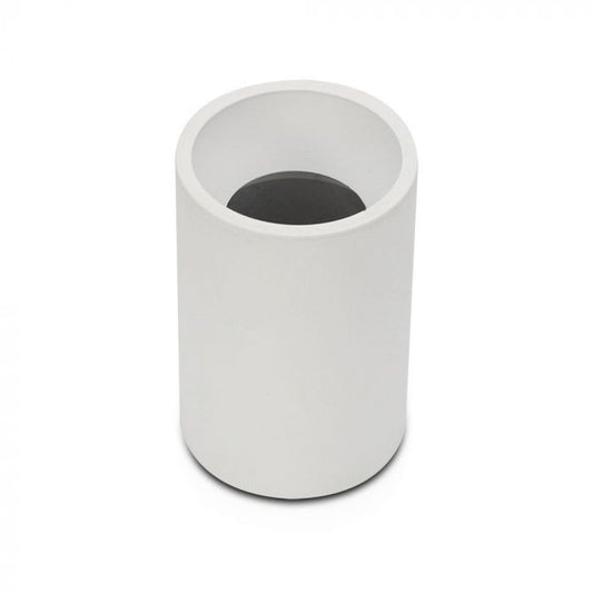 LED SURFACE GU10 FITTING ALUMINIUM ROUND 87X107 WHITE