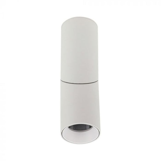 LED SURFACE GU10 FITTING ALUMINIUM ROUND 197X59.5 WHITE