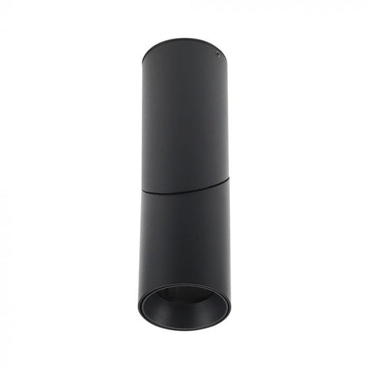 LED SURFACE GU10 FITTING ALUMINIUM ROUND 197X59.5 BLACK