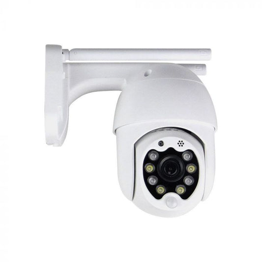 OUTDOOR CAMERA WIFI 2 WAY AUDIO INBUILT MICROPHONE WITH 8 LED LIGHTS 3MP 12V IP65