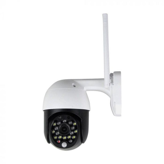 OUTDOOR CAMERA WIFI 2 WAY AUDIO INBUILT MICROPHONE WITH RED & BLUE LIGHT 3MP 12V IP65