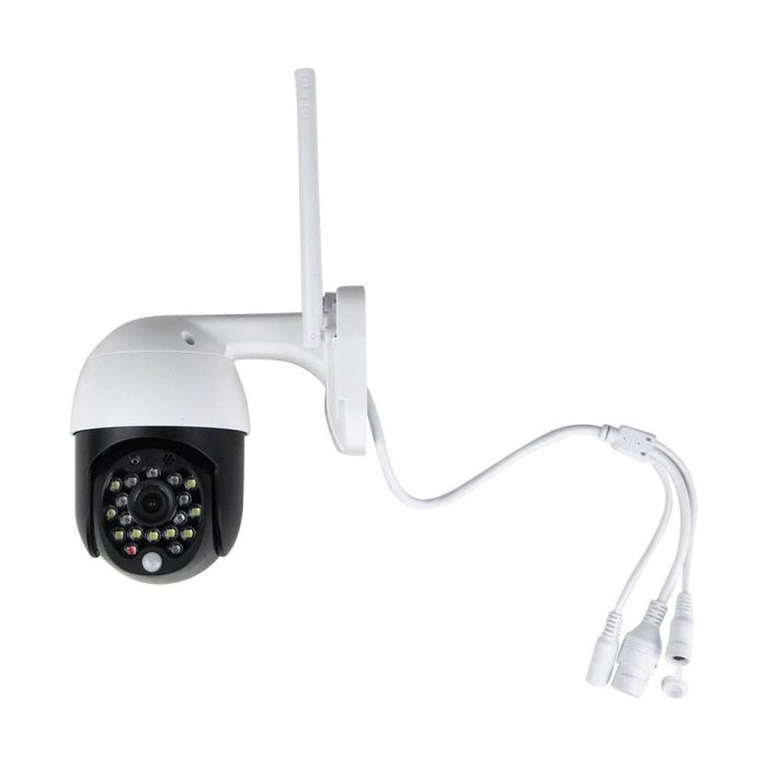 OUTDOOR CAMERA WIFI 2 WAY AUDIO INBUILT MICROPHONE WITH RED & BLUE LIGHT 3MP 12V IP65
