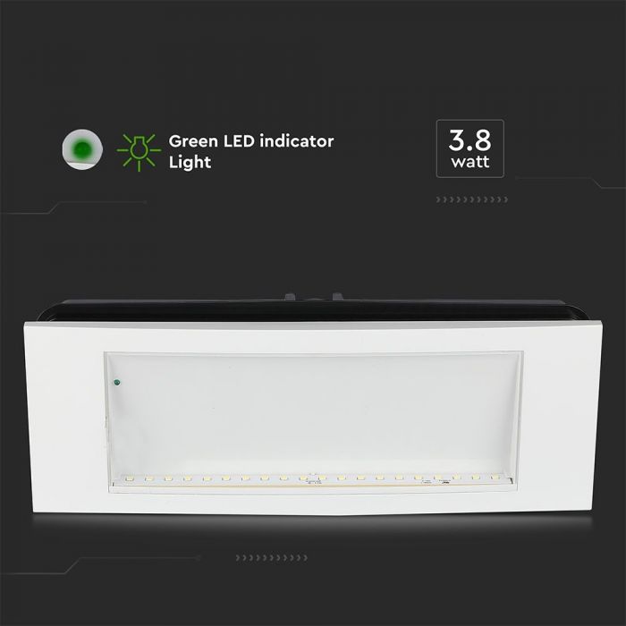 LED RECESSED EMERGENCY LIGHT 3.8W 110lm CW WHITE SAMSUNG