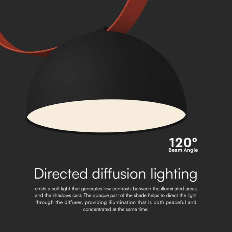 LED MAGNETIC FABRIC TRACKLIGHT 20W WW 1400lm 120° SANDY BLACK 200x113mm