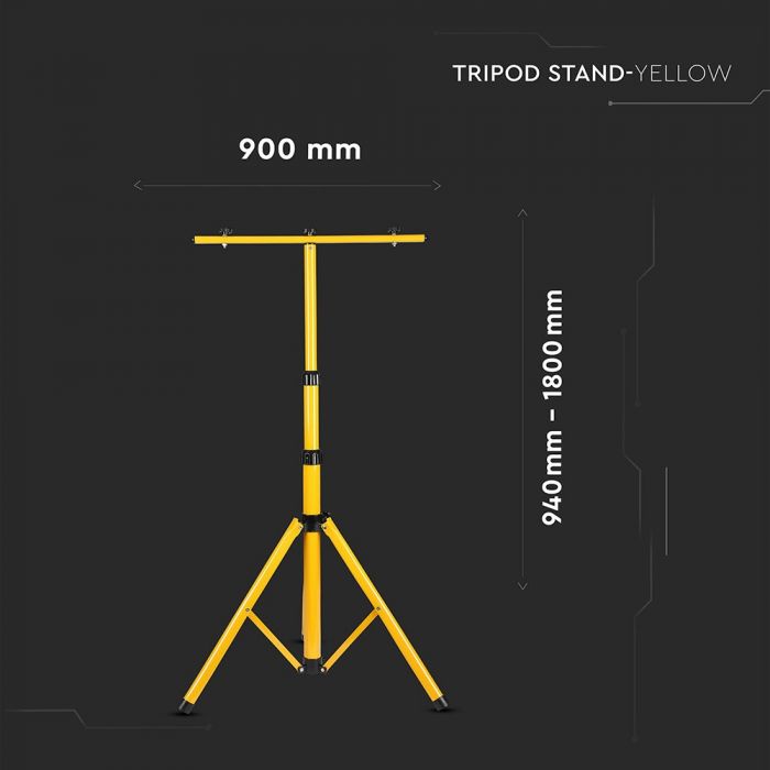 TRIPOD STAND FOR FLOODLIGHT YELLOW