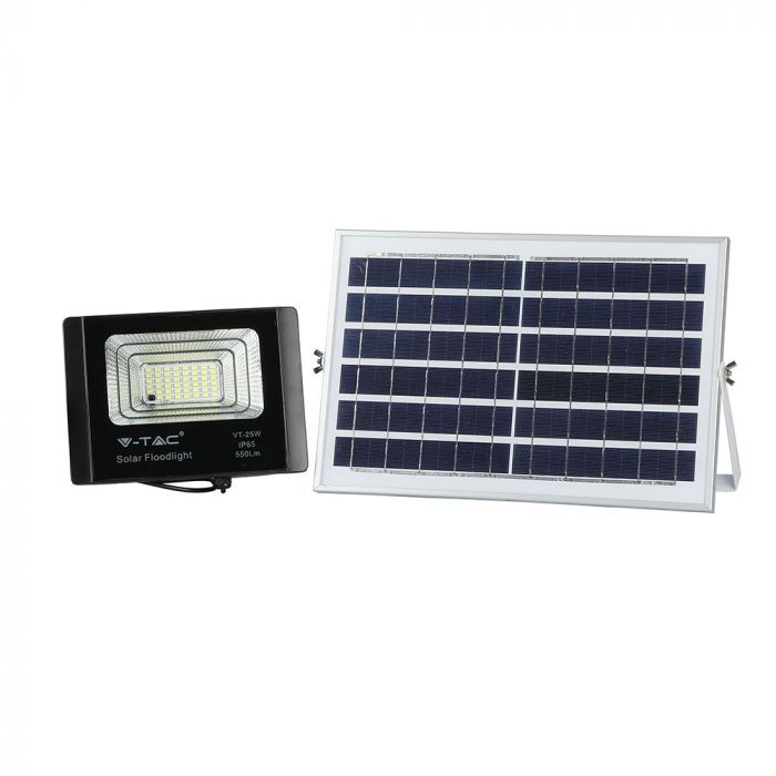 12W Solar Panel LED Floodlight 4000K