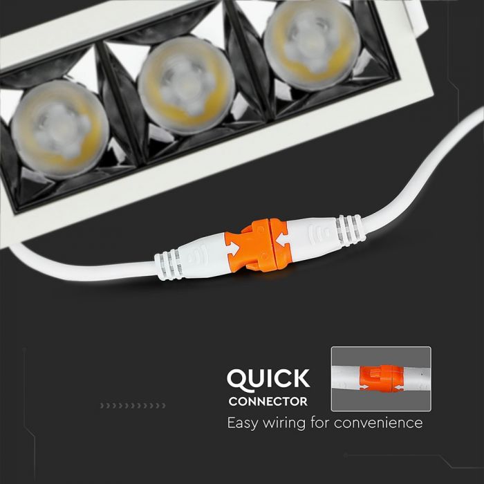 LED REFLECTOR SMD DOWNLIGHT12W WW 960lm 38° 130X54X47(120X45) SAMSUNG CHIP