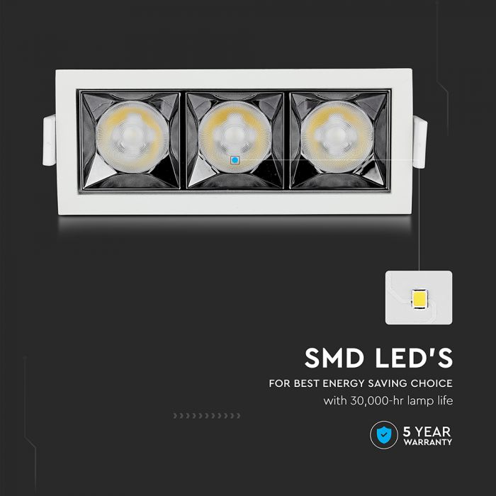 LED Downlight SAMSUNG Chip 12W SMD Reflector 38Ã‚Â° 2700K