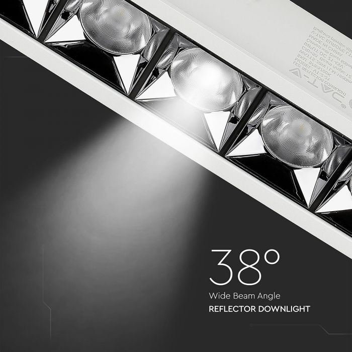 LED REFLECTOR SMD DOWNLIGHT20W CW 1600lm 38° 207X54X47(200X45) SAMSUNG CHIP