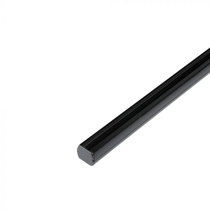 LED TRACK 4 CORE 2M BLACK
