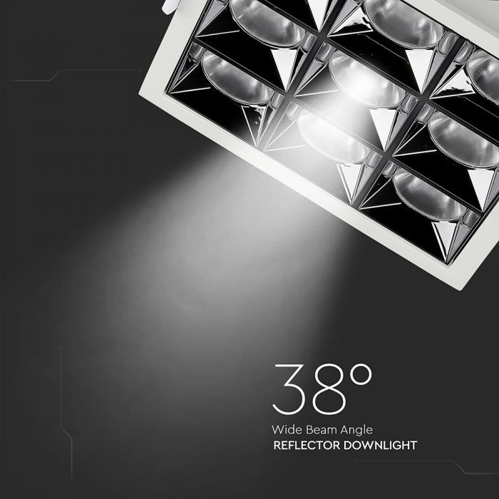 LED Downlight SAMSUNG Chip 36W SMD Reflector 38Ã‚Â° 4000K