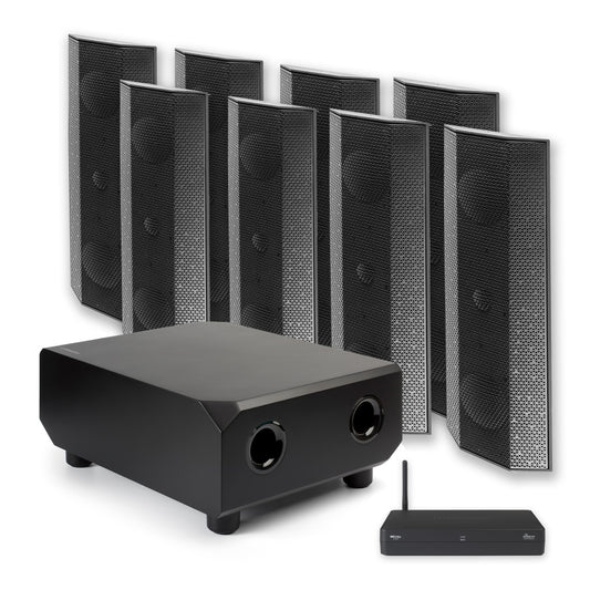 Lithe Audio 7.1 Wireless Surround Sound Cinema System – WiSA Cinema Hub & iO1 Speakers