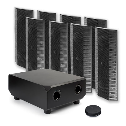 Lithe Audio 7.1 Wireless Surround Sound Cinema System – WiSA SoundSend & iO1 Speakers
