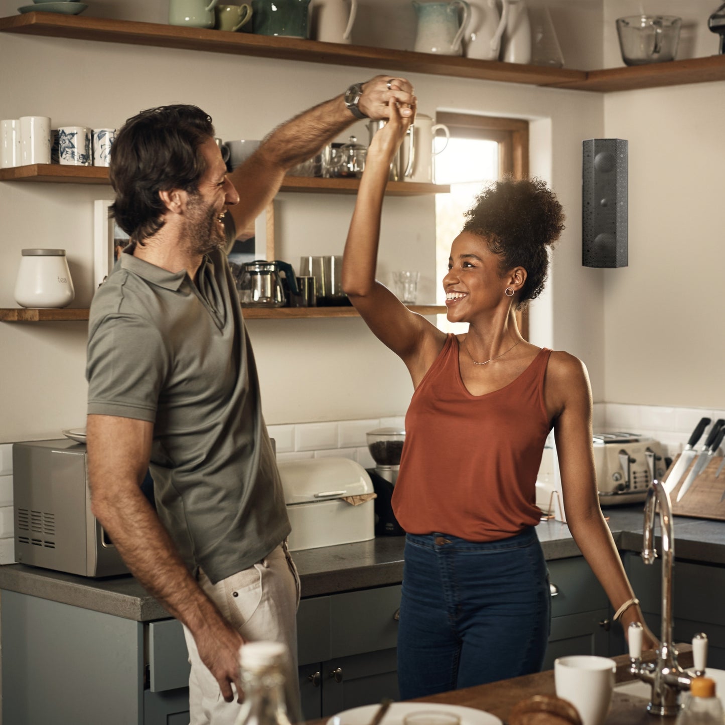 Indoor & Outdoor WIFI Speaker (SINGLE) Black / IO1 Wi‑Fi Ηχείο (Μονό) Μαύρο
