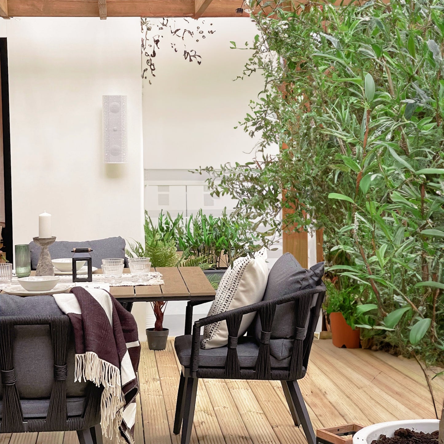 Indoor & Outdoor WIFI Speaker (SINGLE) White / IO1 Wi‑Fi Ηχείο (Μονό) Λευκό