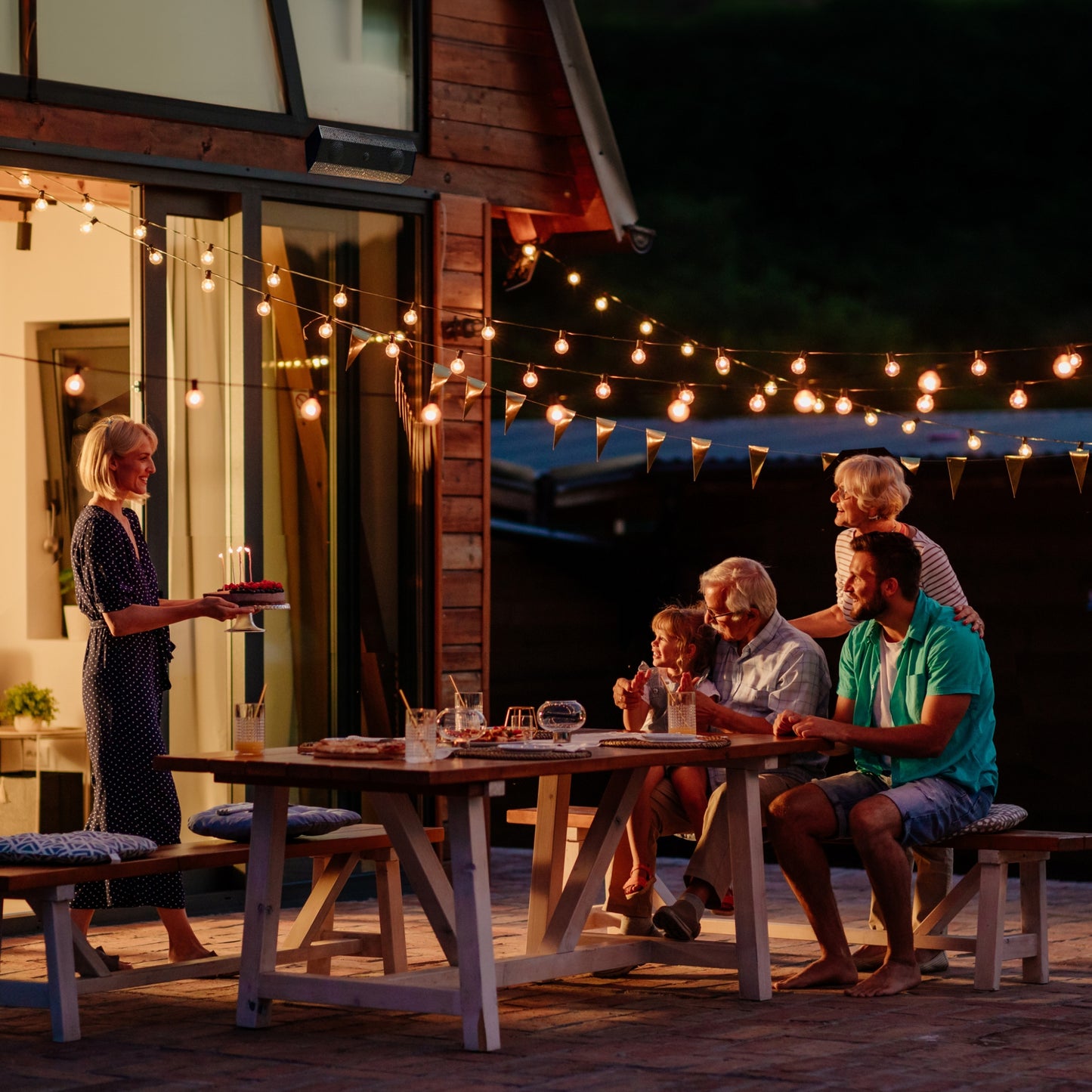 Indoor & Outdoor WIFI Speaker (SINGLE) Black / IO1 Wi‑Fi Ηχείο (Μονό) Μαύρο