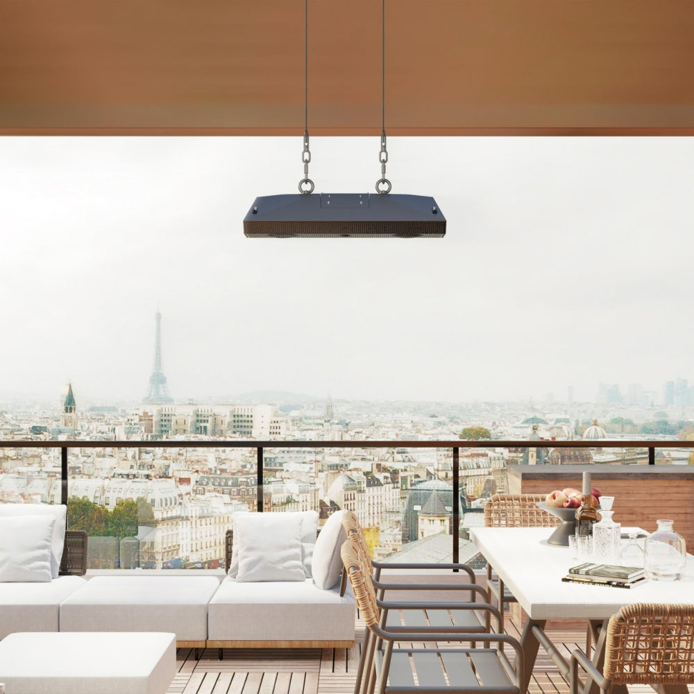 Indoor & Outdoor WIFI Speaker (SINGLE) Black / IO1 Wi‑Fi Ηχείο (Μονό) Μαύρο