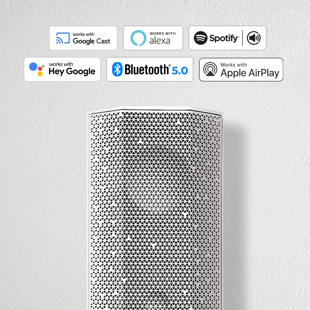 Indoor & Outdoor WIFI Speaker (SINGLE) White / IO1 Wi‑Fi Ηχείο (Μονό) Λευκό